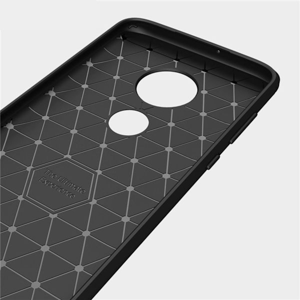 Stöttåligt Armor Carbon TPU-skal Moto G7 Plus - fler färger grå