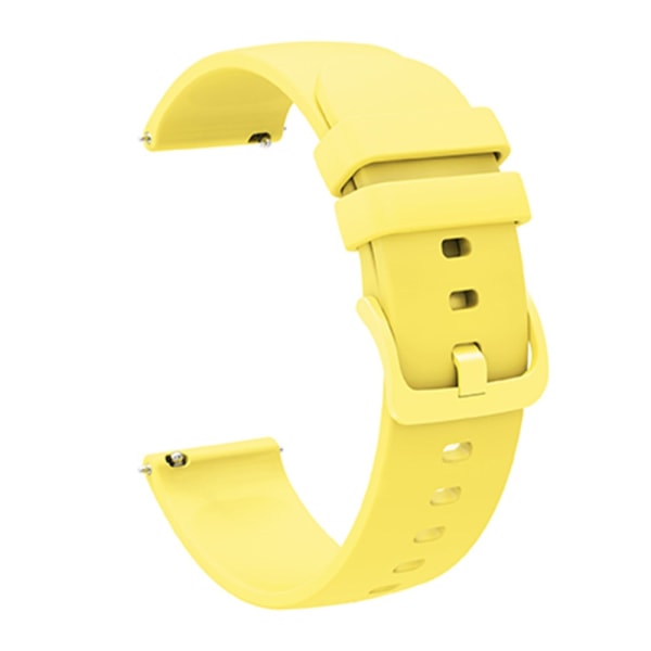 SKALO Silikonearmbånd til Amazfit GTS 2/2e/2 Mini - Vælg farve Yellow