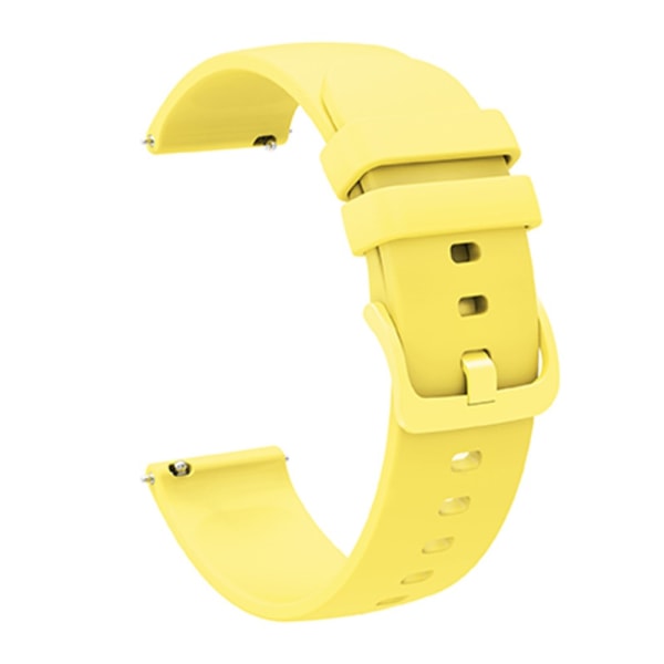 SKALO Silikonearmbånd til Samsung Watch 4 Classic 46mm - Vælg fa Yellow