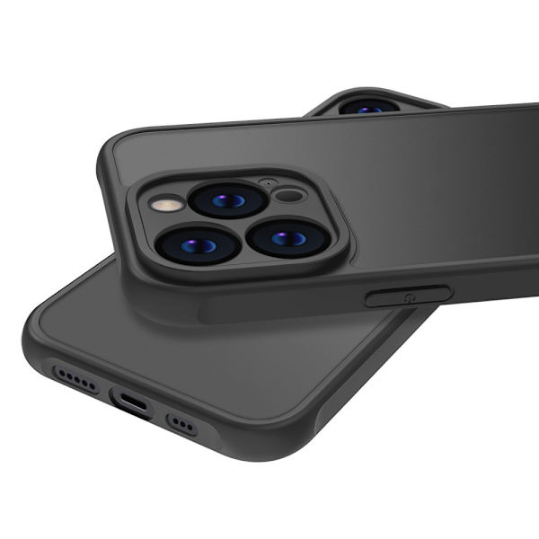 SKALO iPhone 16 Pro Mattsvart Ultratunn TPU-Skal Svart