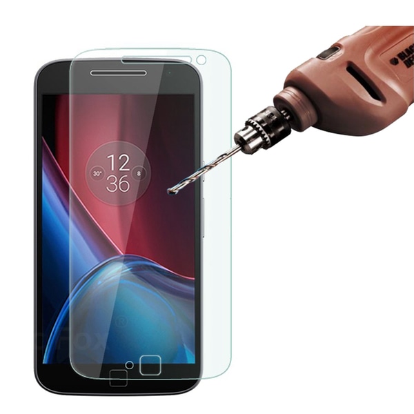 2-PACK Härdat glas till Moto G4 Plus Transparent