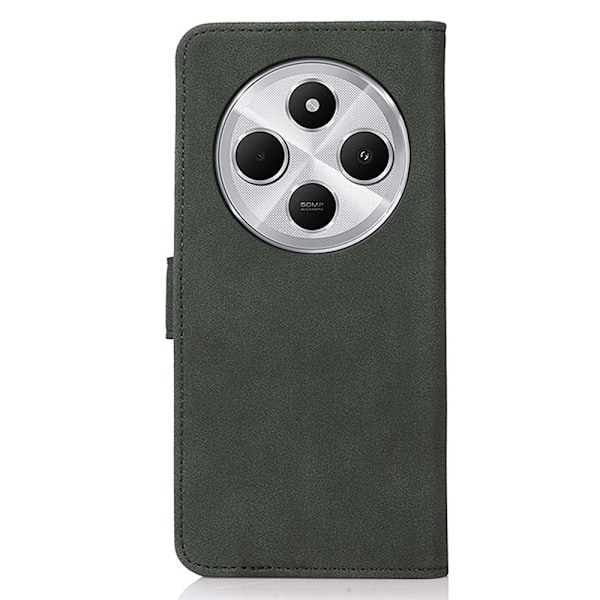 SKALO Xiaomi Redmi 14C KHAZNEH Pungetui i PU-læder - Grøn Green