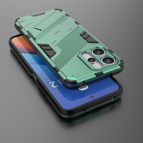 SKALO Xiaomi Redmi 12 4G/5G Hybrid BIBERCAS Cover - Grøn Green
