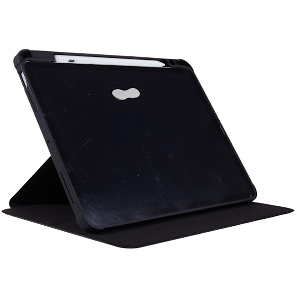 SKALO iPad Air (2020/2022) PU-nahkainen kääntyvä jalusta Kotelo - Musta Black