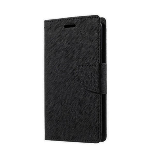 Plånboksfodral Fancy iPhone Xs Max - Svart Black