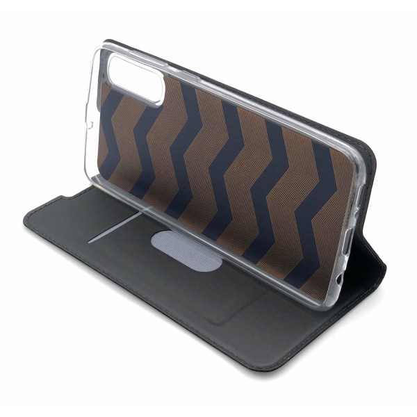 Plånboksfodral Ultratunn design Samsung A50 - fler färger Mörkgrå