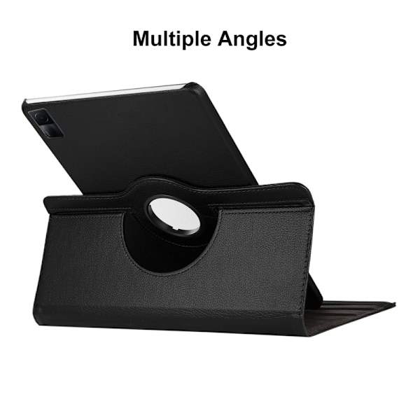 SKALO Xiaomi Redmi Pad 360 Litchi Flip Cover - Sort Black