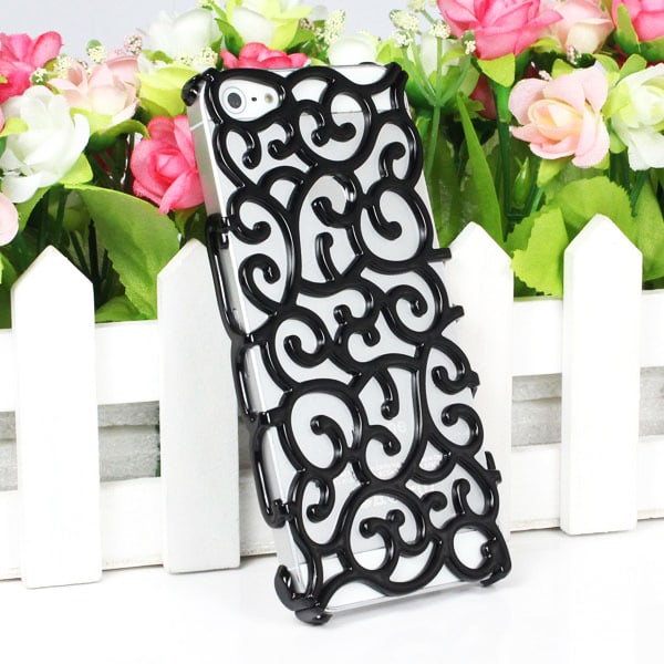 Ringlande Blommor Skal till iPhone 5/5S/SE Red