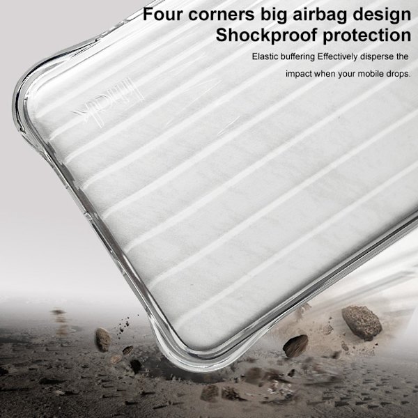 IMAK OnePlus Nord 4 Airbag Corners Corrugated Suojakuori Transparent