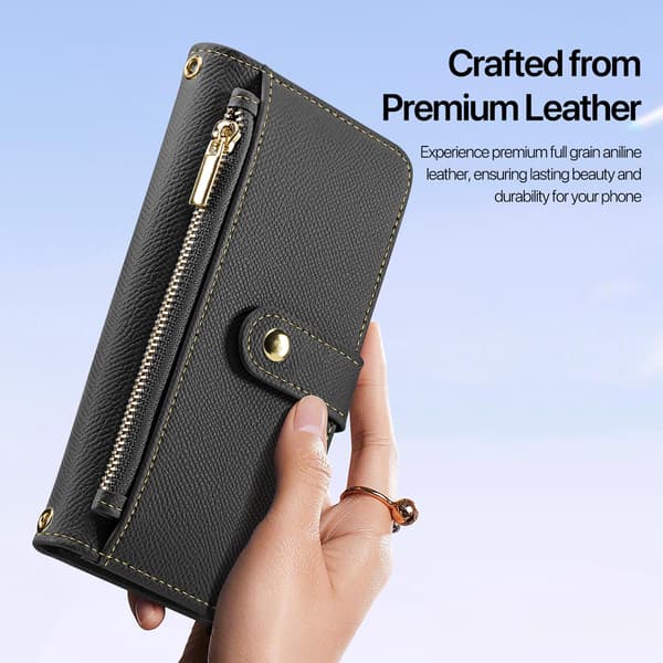DUX DUCIS Lawa Series Flip Cover til iPhone 18 Pro - Sort Black