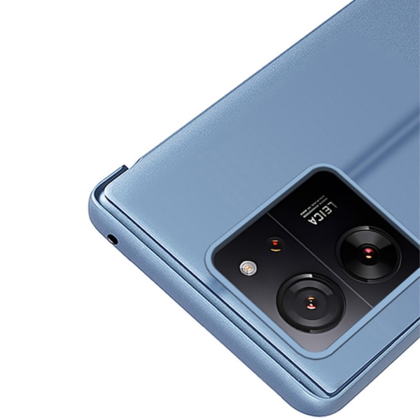 SKALO Xiaomi 13T/13T Pro Clear View Spegel fodral - Svart Svart
