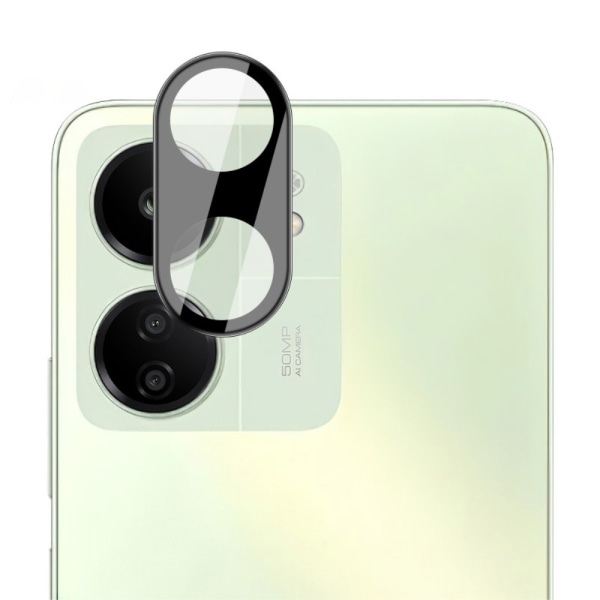 SKALO Xiaomi Redmi 13C 4G 3D Linsskydd/Kameraskydd Härdat Glas Svart