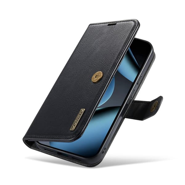 DG MING 2-i-1 Magnet Flip Cover til Google Pixel 11 - Sort Black