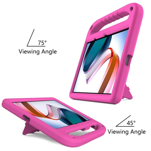 SKALO Xiaomi Redmi Pad Lapsikuori kahvalla ja jalustalla - Pinkki Pink