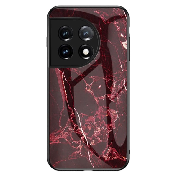 SKALO OnePlus 11 5G Marmori karkaistu lasi TPU-suojakuori - #5 Multicolor