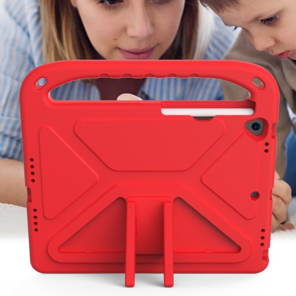 SKALO iPad 10.2 Børneskal med håndtag og stativ - Rød Red