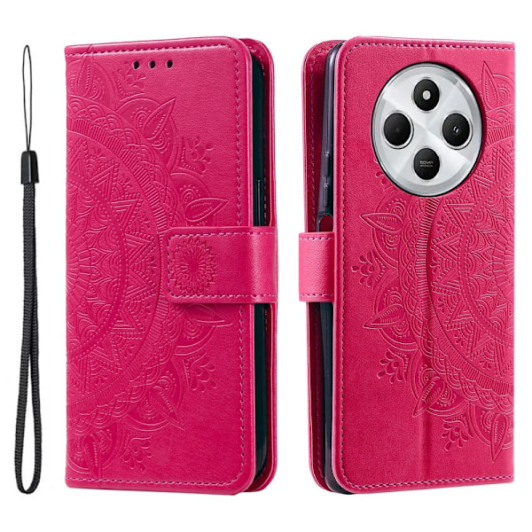 SKALO Xiaomi Redmi 14C Mandala Flip Cover - Pink Pink