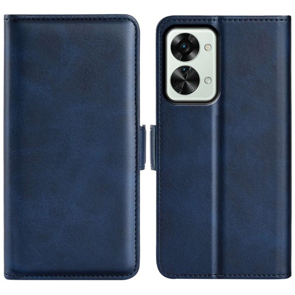 SKALO OnePlus Nord 2T 5G Premium Wallet Lompakkokotelo - Sininen Blue