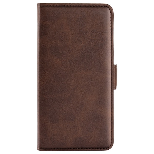 SKALO Samsung A25 5G Premium Wallet Flip Cover - Brun Brown