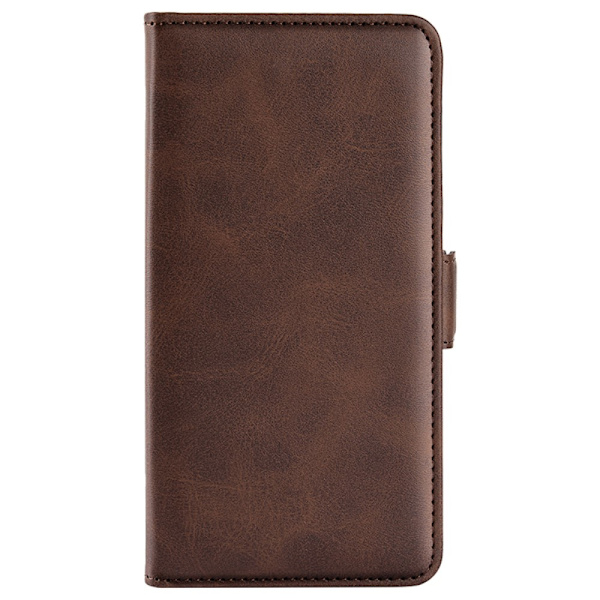 SKALO Samsung A25 5G Premium Wallet Lompakkokotelo - Ruskea Brown