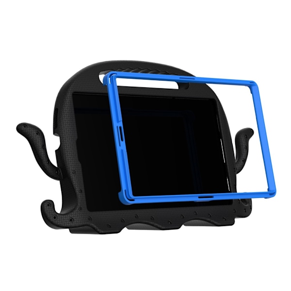 SKALO Samsung Tab A7 Lite 3D Cartoon lapsen Kuori - Musta Black