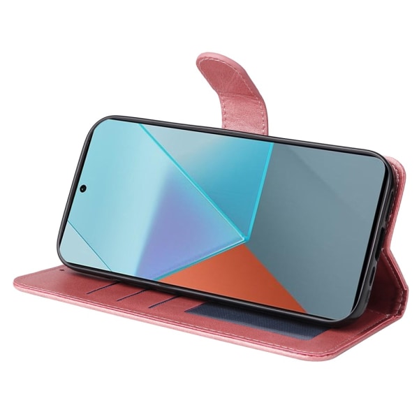 SKALO Xiaomi Redmi Note 13 Pro 5G PU-Läder Plånboksfodral - Fler Rosa