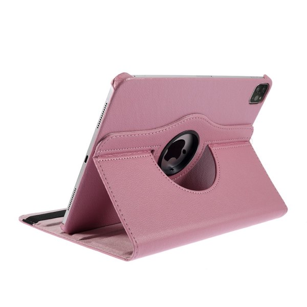 SKALO iPad Pro 11" 360 Litchi Fodral - Rosa Rosa