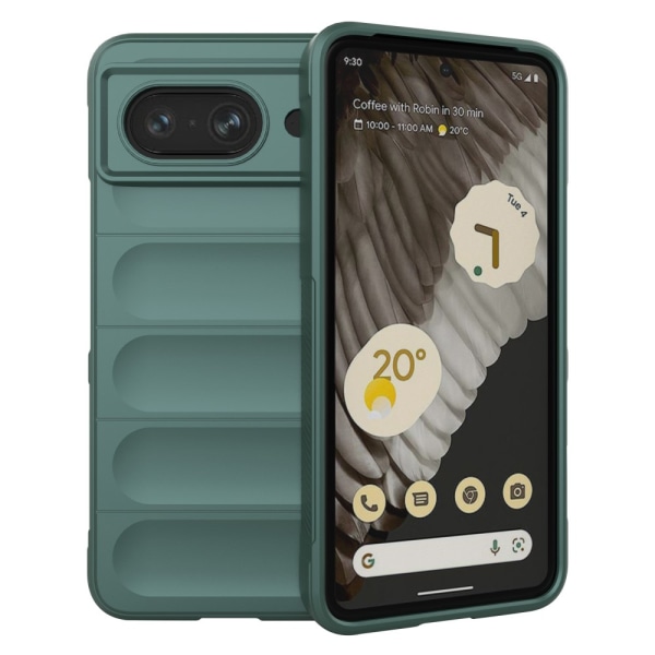 SKALO Google Pixel 8 Rugged Bumpers TPU-suojakuori Green