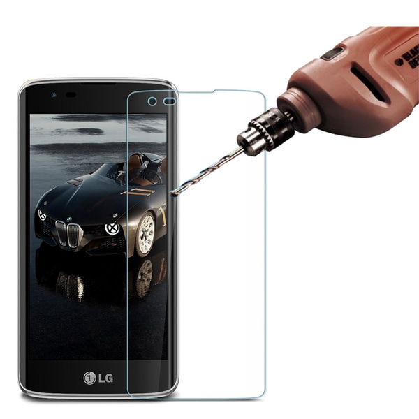 2-PACK karkaistu lasi LG K8:lle Transparent