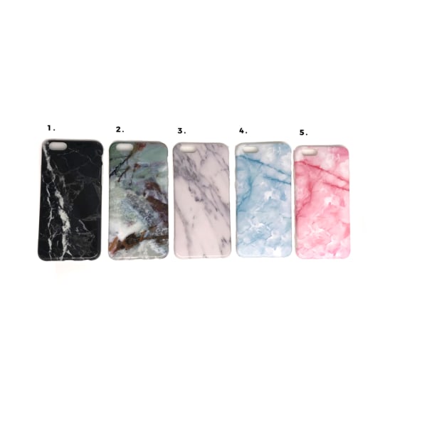 Marmorskal Blank iPhone 6 / 6S - flere farver Black