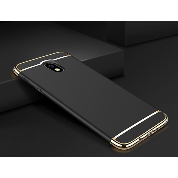 Design skal 3 i 1 guldkant till Samsung Galaxy J5 2017 Black