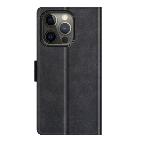 SKALO iPhone 13 Pro Premium -lompakkokotelo - musta Black
