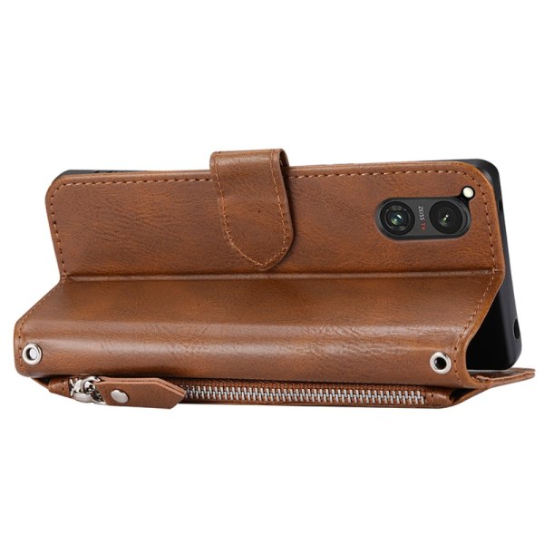 SKALO Sony Xperia 5 V Evelope Clutch 5-RUM - Brun Brown