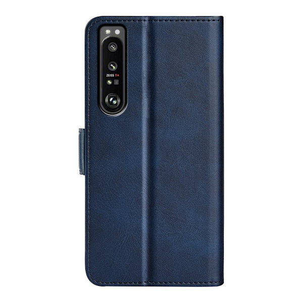 SKALO Sony Xperia 1 IV Premium Wallet Flip Cover - Blå Blue
