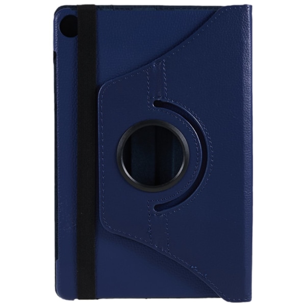 SKALO Lenovo Tab M10 (Gen 3) 360 Litchi Suojakotelo - Tummansini Dark blue