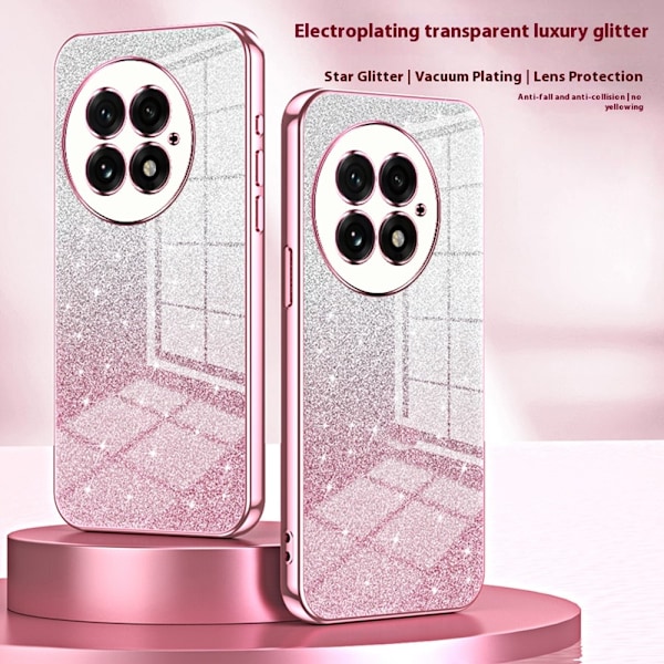 SKALO OnePlus 13 Electroplating Glitter Skal - Guld Guld