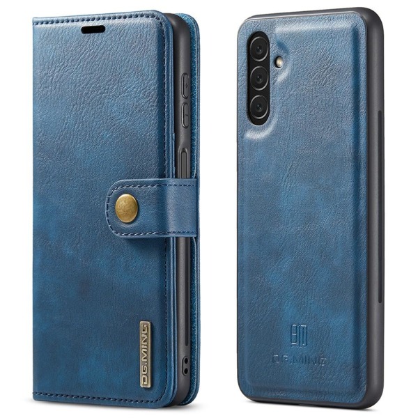 DG MING Samsung A04s 4G 2-in-1 magneetti lompakkokotelo - Sinine Blue