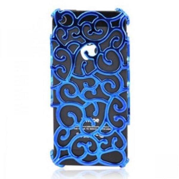 Curling Flower Cover til iPhone 5 / 5S / SE - flere farver Blue