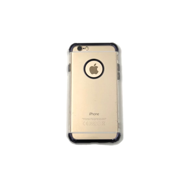 Extra tåligt design silikonskal | färgade kanter iPhone 6/6S - f Guld