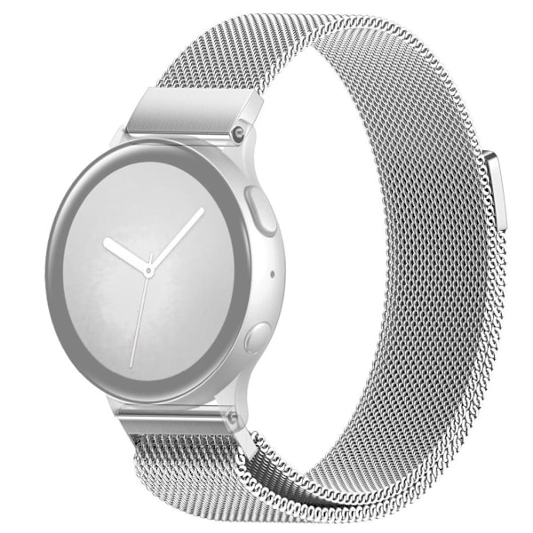 SKALO Milanese Loop to Samsung Watch Active2 44mm - Valitse väri Silver