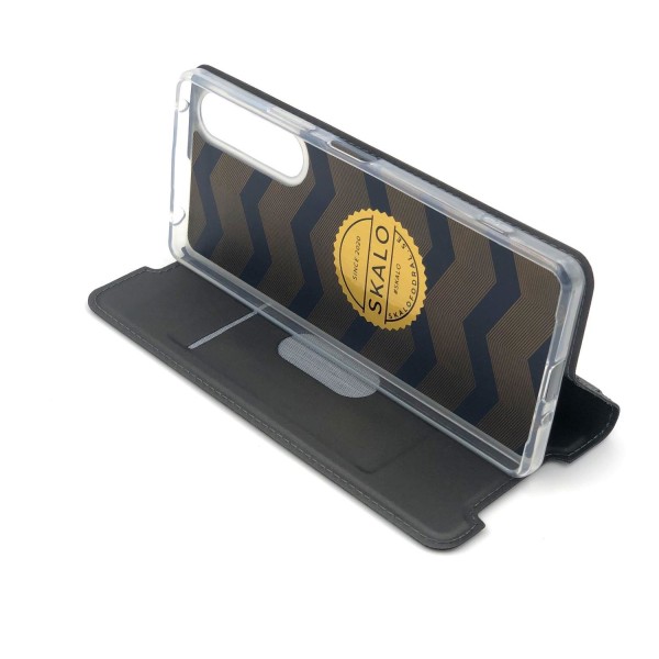 Plånboksfodral Ultratunn design Sony Xperia 1 II - fler färger Guld