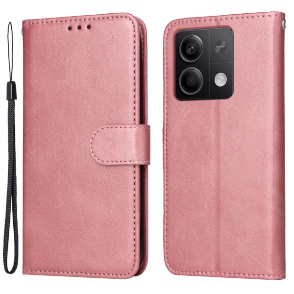 SKALO Xiaomi Redmi Note 13 5G PU-Läder Plånboksfodral - Fler fär Rosa