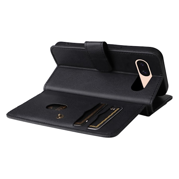 SKALO Google Pixel 8a 10-lokeroa Lompakkokotelo - Musta Black