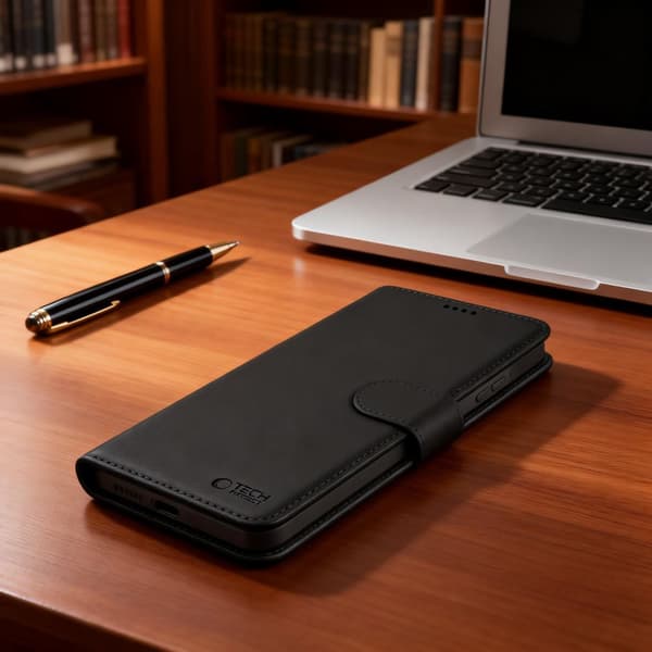 Tech-Protect Wallet MagSafe Etui til Samsung Galaxy S26 - Sort Black