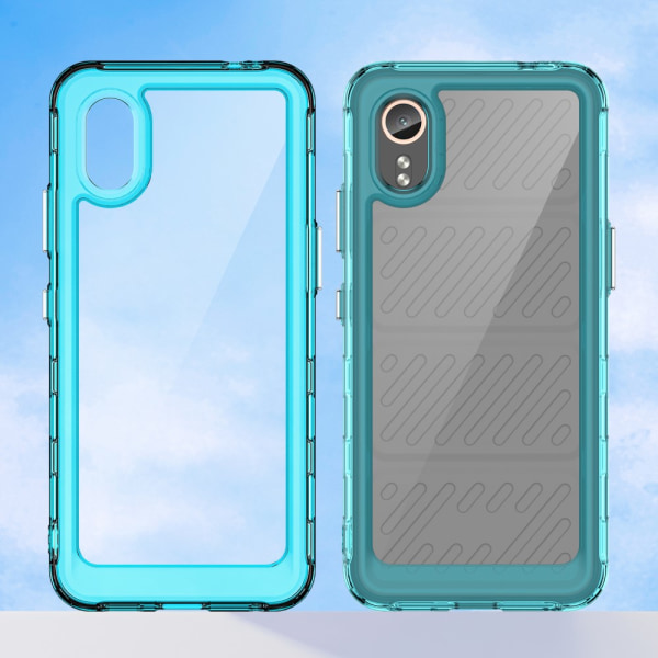 SKALO Samsung Xcover 7 Armor Hybrid Bumper Cover - Turkis Turquoise