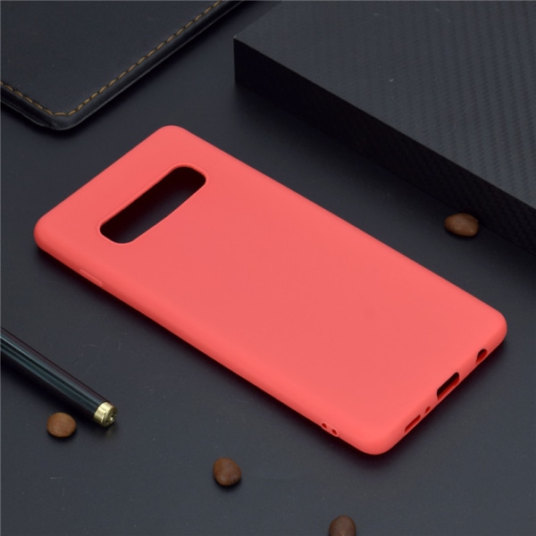SKALO Samsung S10 Plus Ultratunn TPU-Skal - Fler färger Röd