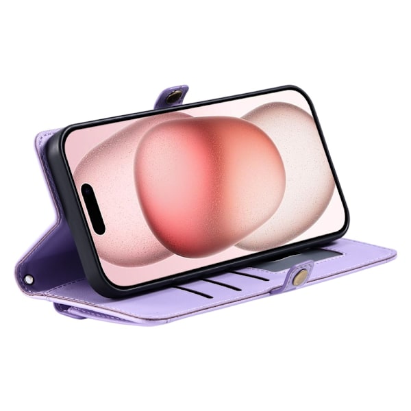 SKALO iPhone 16 Plus Evelope Clutch 5-RUM - Lilla Purple