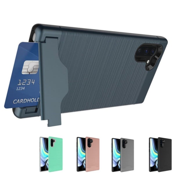 Samsung Note 10 | Panser skal | Kortholder - flere farver Turquoise
