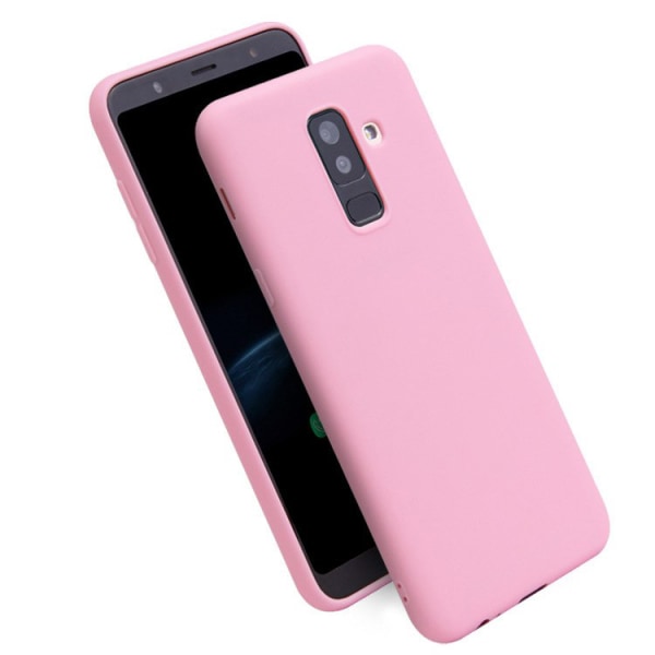 Samsung A6 PLUS 2018 Ultratunn Silikonskal - fler färger Rosa