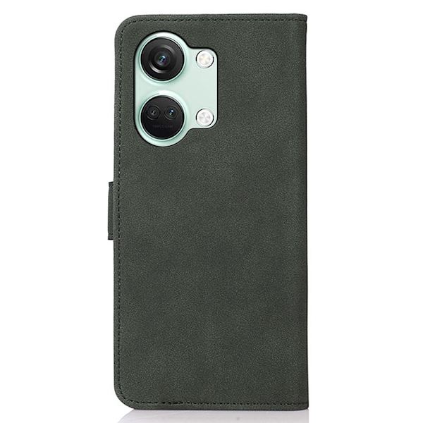 SKALO OnePlus Nord 3 5G / Ace 2V KHAZNEH Pungetui i PU-læder - Grøn Green